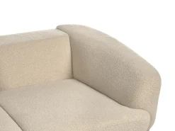 Set da salotto 3 posti KJAER Bouclé Beige chiaro