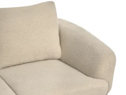 Set da salotto 3 posti KJAER Bouclé Beige chiaro