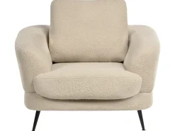 Set da salotto 3 posti KJAER Bouclé Beige chiaro