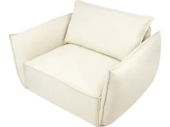 Set da salotto 5 posti KUNES Tessuto Beige chiaro