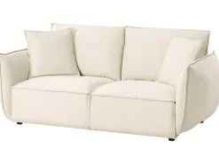 Set da salotto 5 posti KUNES Tessuto Beige chiaro