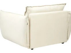 Set da salotto 5 posti KUNES Tessuto Beige chiaro