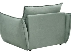 Set da salotto 5 posti KUNES Tessuto Verde chiaro