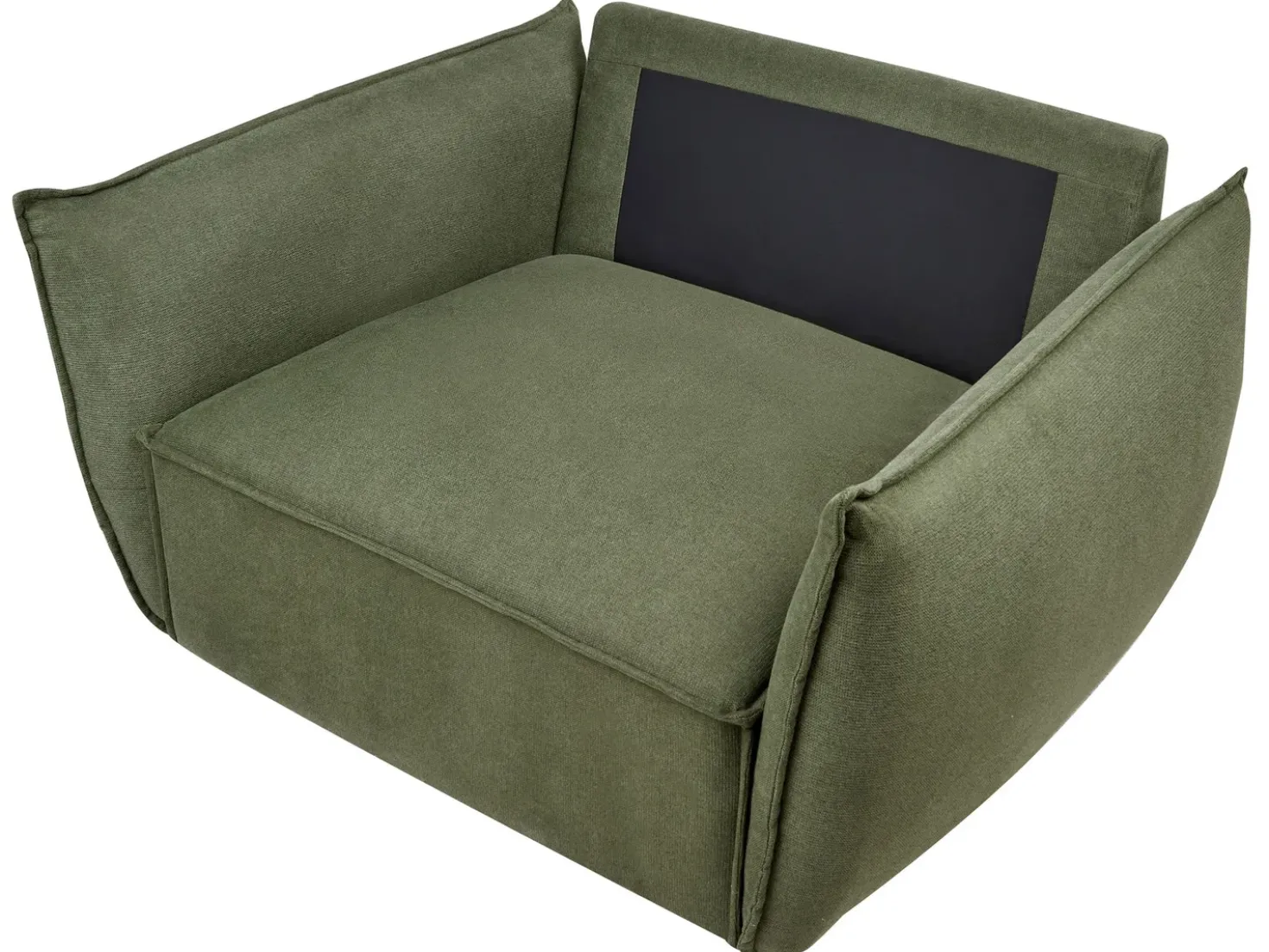 Set da salotto 5 posti KUNES Tessuto Verde