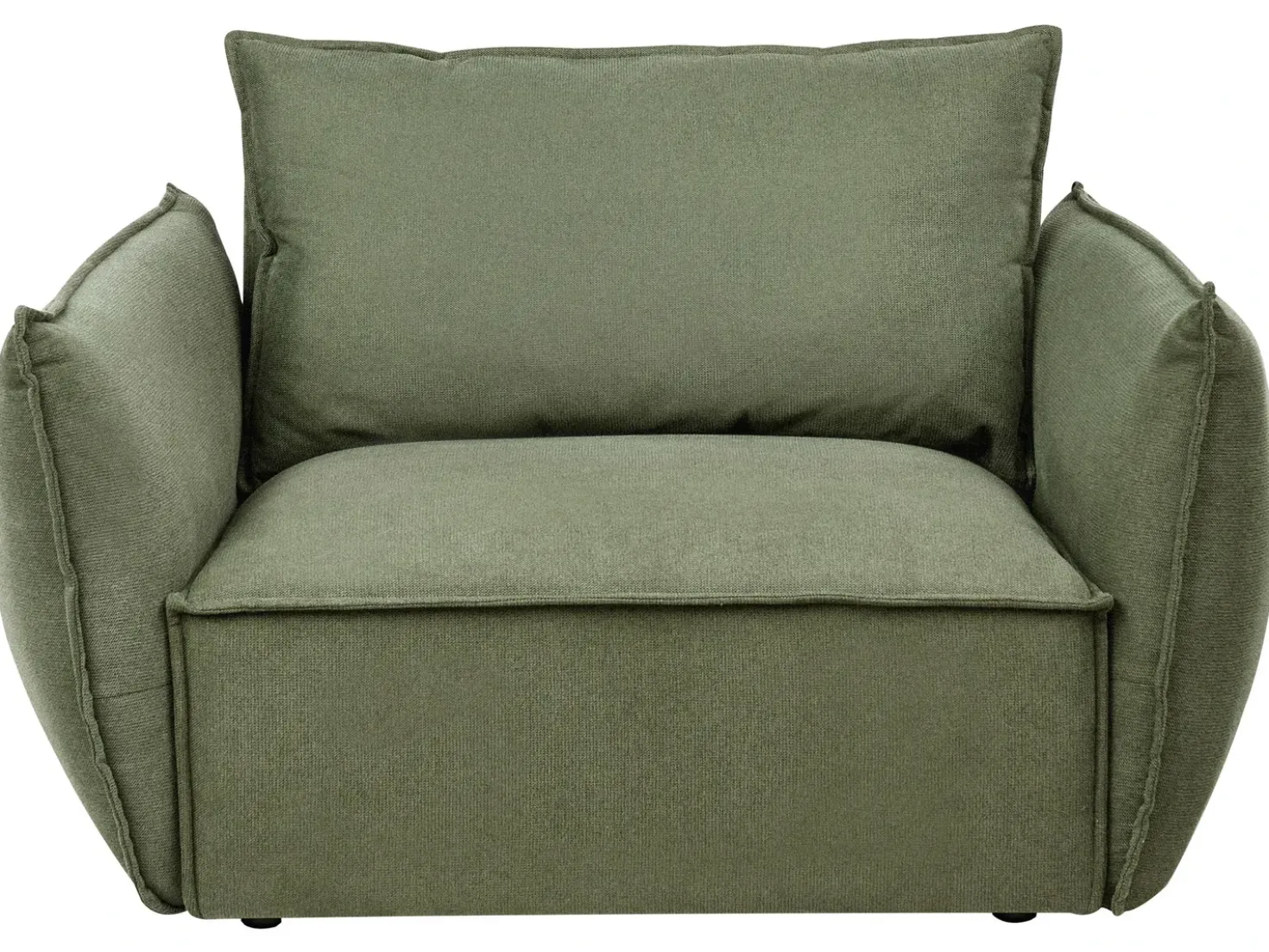Set da salotto 5 posti KUNES Tessuto Verde