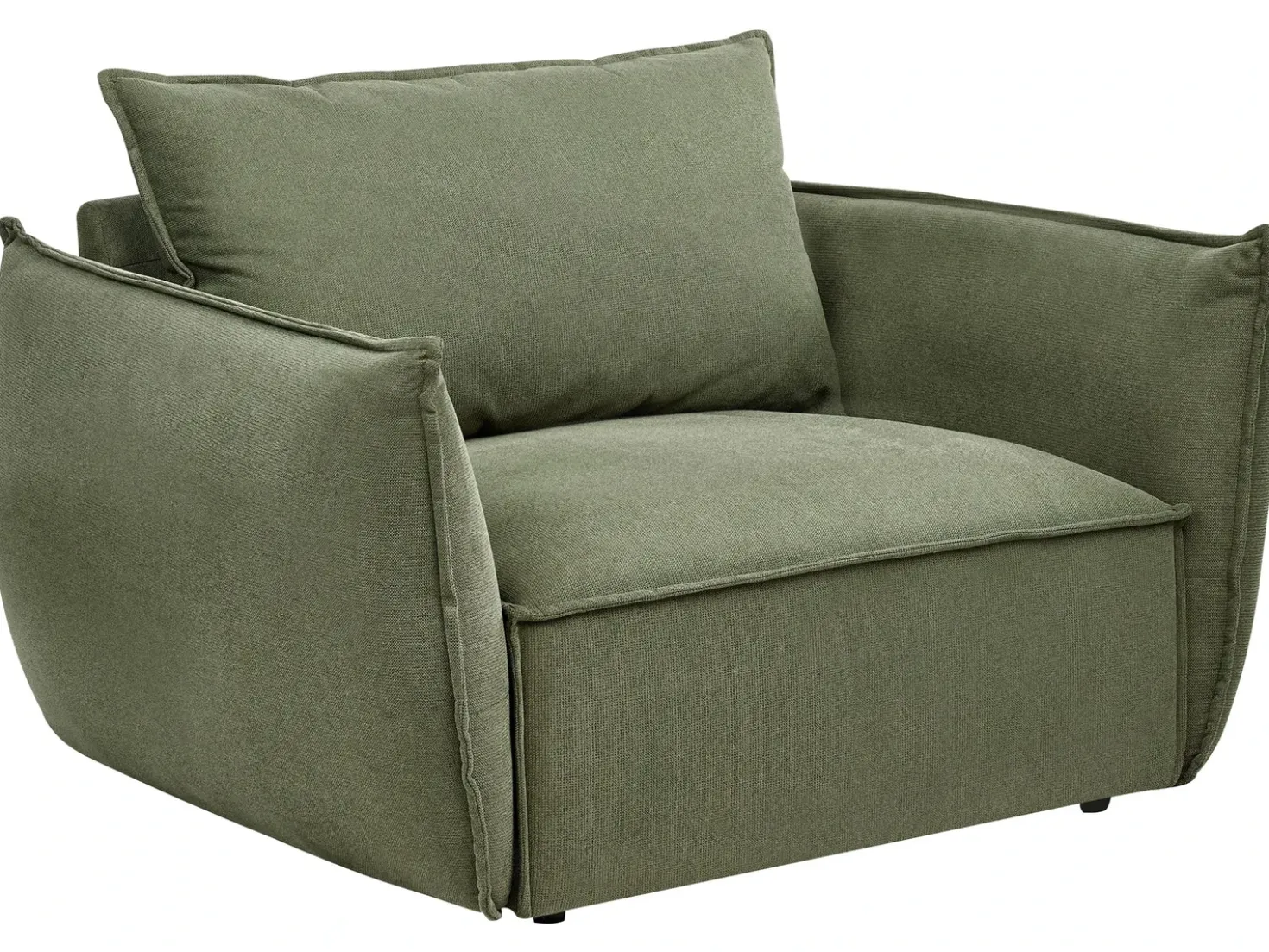 Set da salotto 5 posti KUNES Tessuto Verde