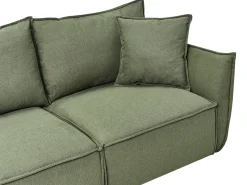 Set da salotto 5 posti KUNES Tessuto Verde