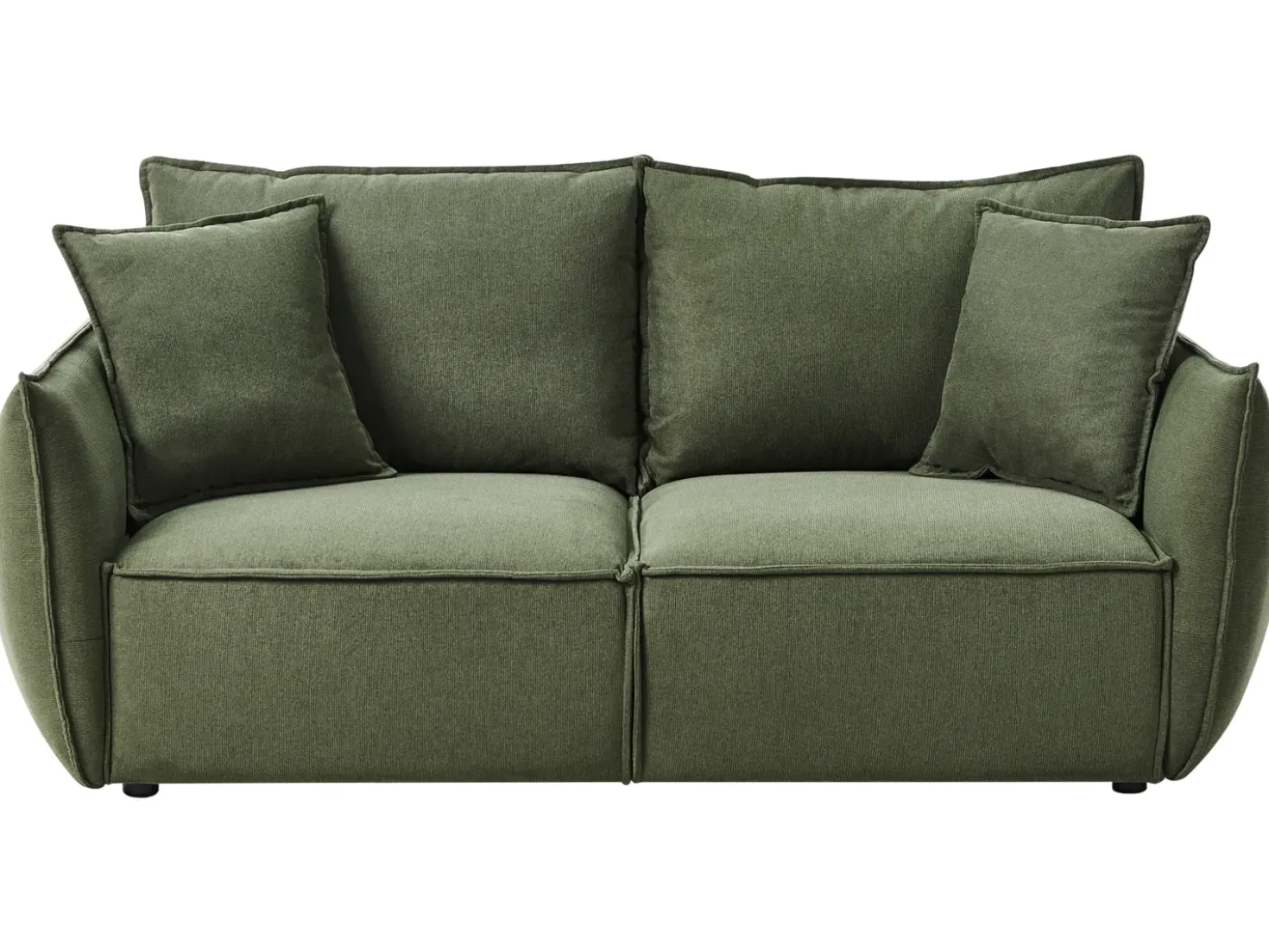 Set da salotto 5 posti KUNES Tessuto Verde