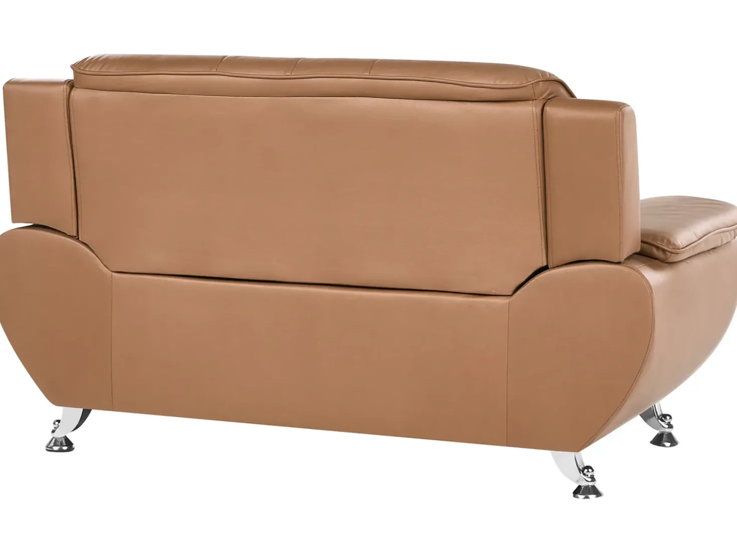 Set da salotto 6 posti LEIRA Pelle sintetica Marrone dorato