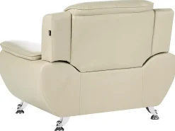 Set da salotto 6 posti LEIRA Pelle sintetica Beige
