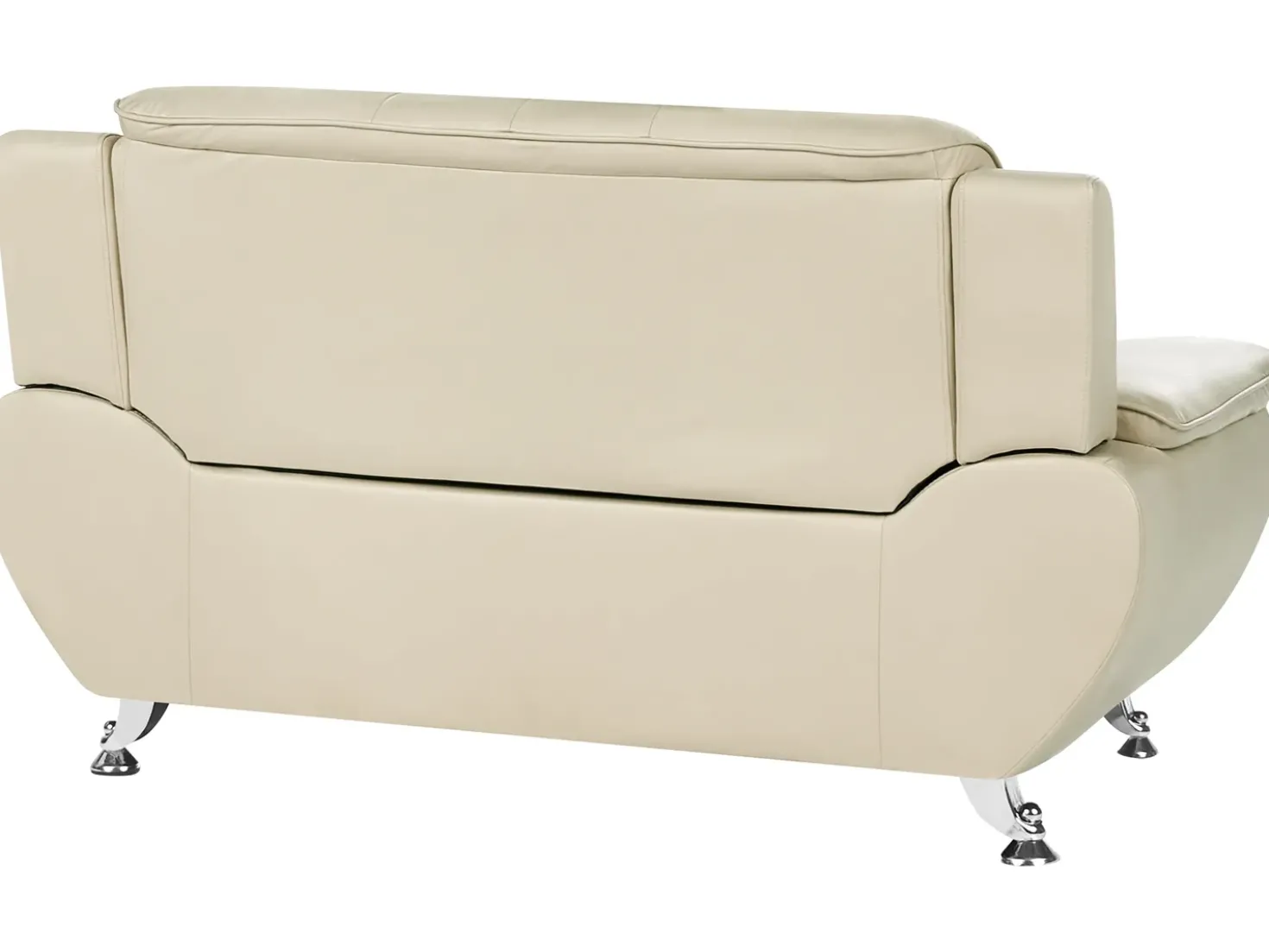 Set da salotto 6 posti LEIRA Pelle sintetica Beige