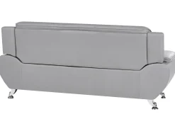 Set da salotto 6 posti LEIRA Pelle sintetica Grigio