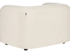 Set da salotto 5 posti LEIREN Velluto Bianco sporco