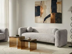 Set da salotto 5 posti LEIREN Beige