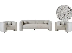 Set da salotto 5 posti LEIREN Beige