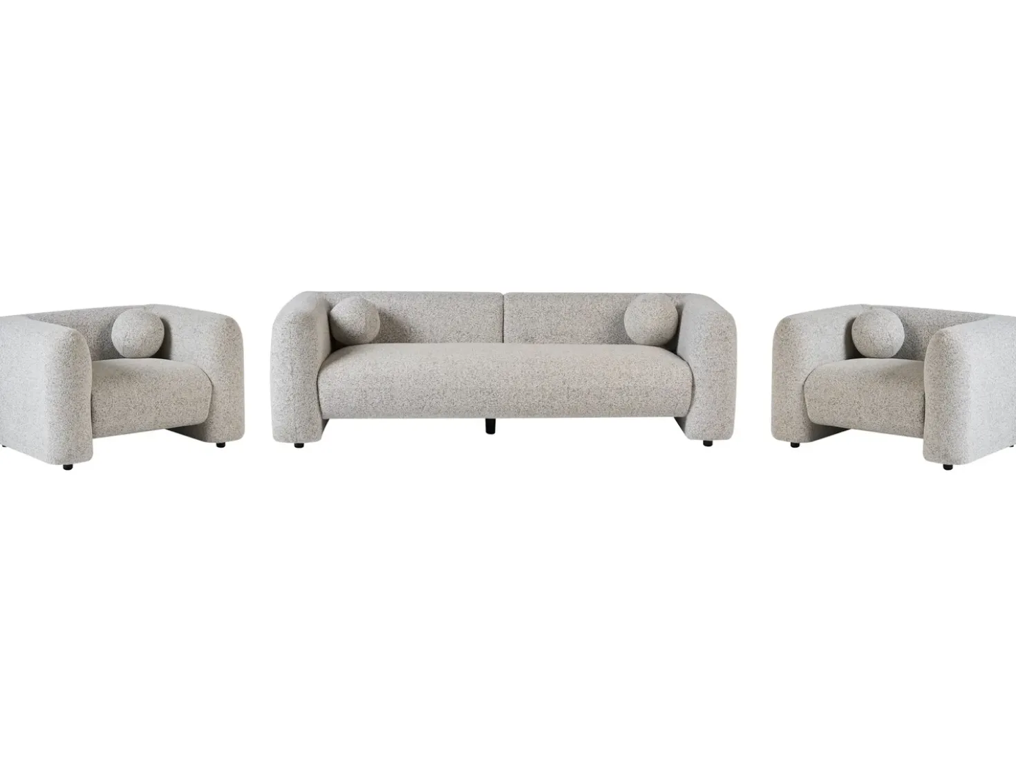 Set da salotto 5 posti LEIREN Beige