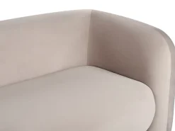 Set da salotto 4 posti LEIREN Velluto Tortora