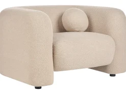Set da salotto 5 posti LEIREN Bouclé Beige