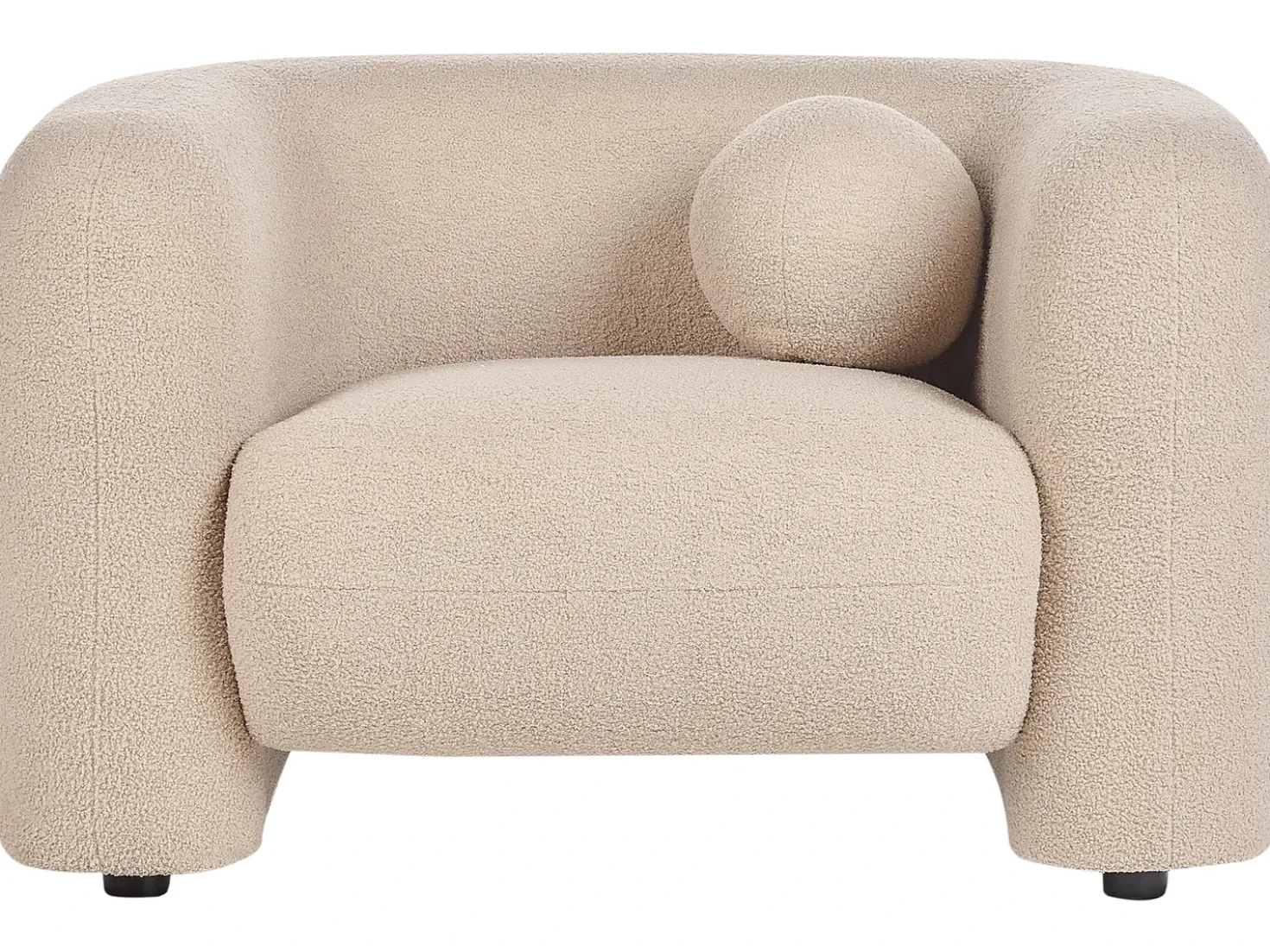 Set da salotto 5 posti LEIREN Bouclé Beige