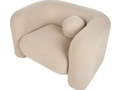 Set da salotto 5 posti LEIREN Bouclé Beige