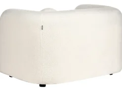Set da salotto 4 posti LEIREN Bouclé Bianco