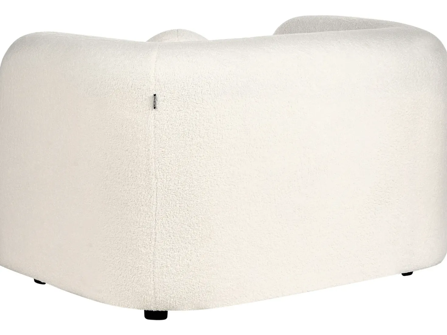 Set da salotto 4 posti LEIREN Bouclé Bianco