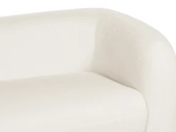 Set da salotto 4 posti LEIREN Bouclé Bianco
