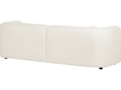Set da salotto 4 posti LEIREN Bouclé Bianco