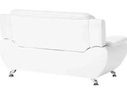 Set da salotto 6 posti LEIRA Pelle sintetica Bianco