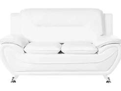 Set da salotto 6 posti LEIRA Pelle sintetica Bianco