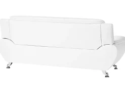 Set da salotto 6 posti LEIRA Pelle sintetica Bianco