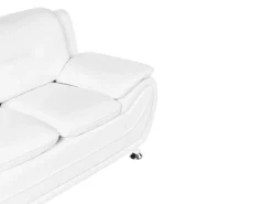 Set da salotto 6 posti LEIRA Pelle sintetica Bianco