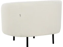 Set da salotto 6 posti LOEN Bouclé Bianco