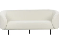 Set da salotto 6 posti LOEN Bouclé Bianco