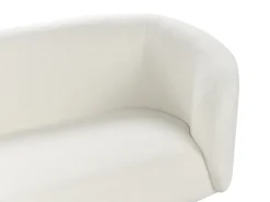 Set da salotto 6 posti LOEN Bouclé Bianco