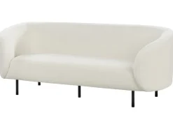 Set da salotto 6 posti LOEN Bouclé Bianco