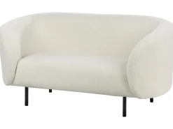 Set da salotto 6 posti LOEN Bouclé Bianco