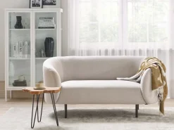 Set da salotto 3 posti LOEN Tessuto Beige chiaro