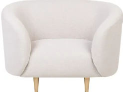 Set da salotto 3 posti LOEN Tessuto Beige chiaro
