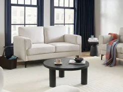 Set da salotto 6 posti LOUSTO Tessuto Beige chiaro