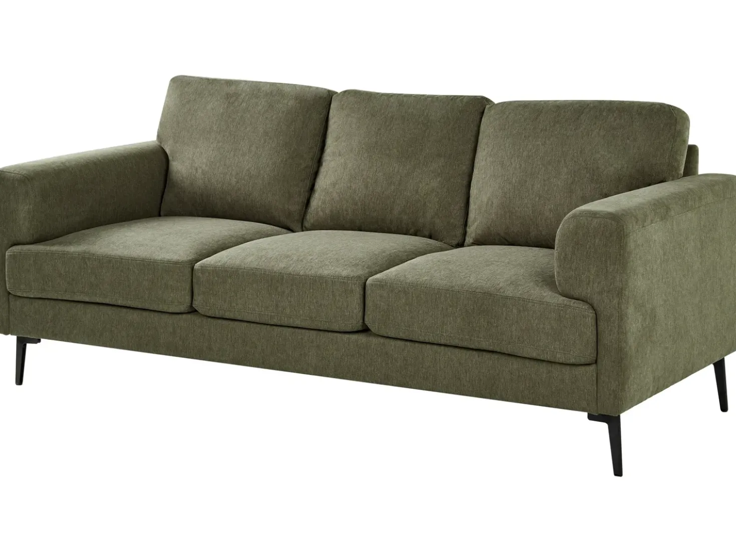 Set da salotto 7 posti LOUSTO Tessuto Verde