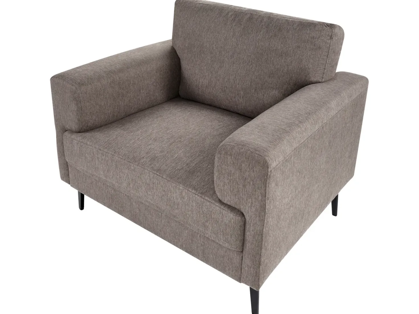 Set da salotto 6 posti LOUSTO Tessuto Marrone