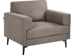 Set da salotto 6 posti LOUSTO Tessuto Marrone