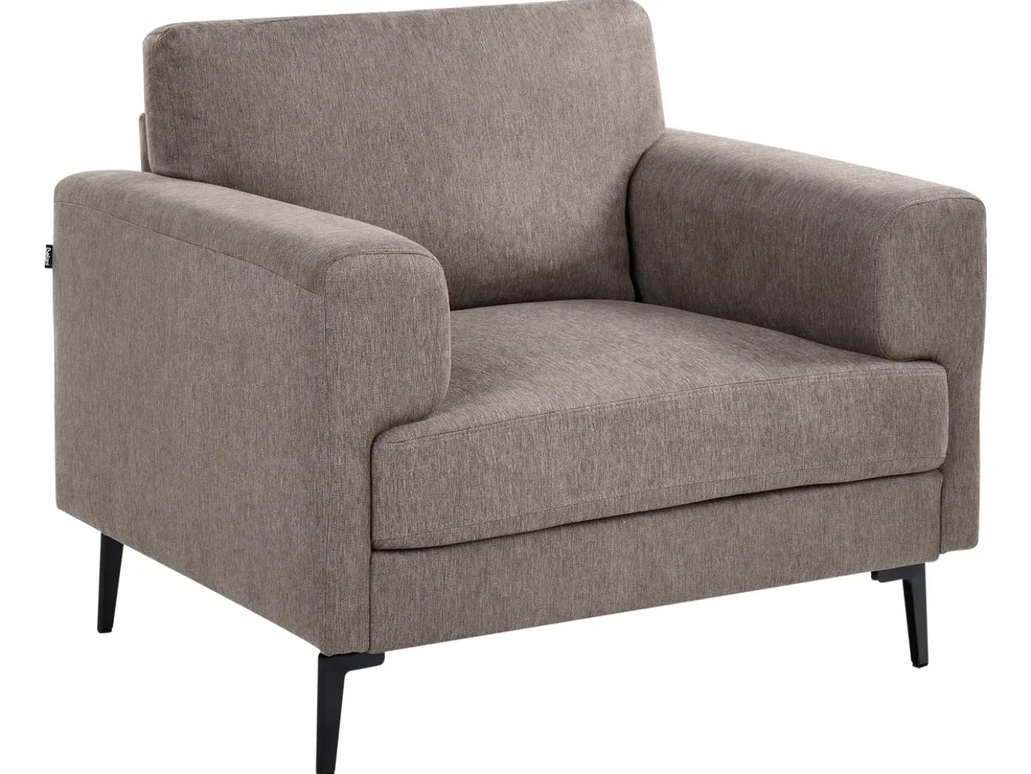 Set da salotto 6 posti LOUSTO Tessuto Marrone