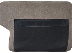 Set da salotto 6 posti LOUSTO Tessuto Marrone