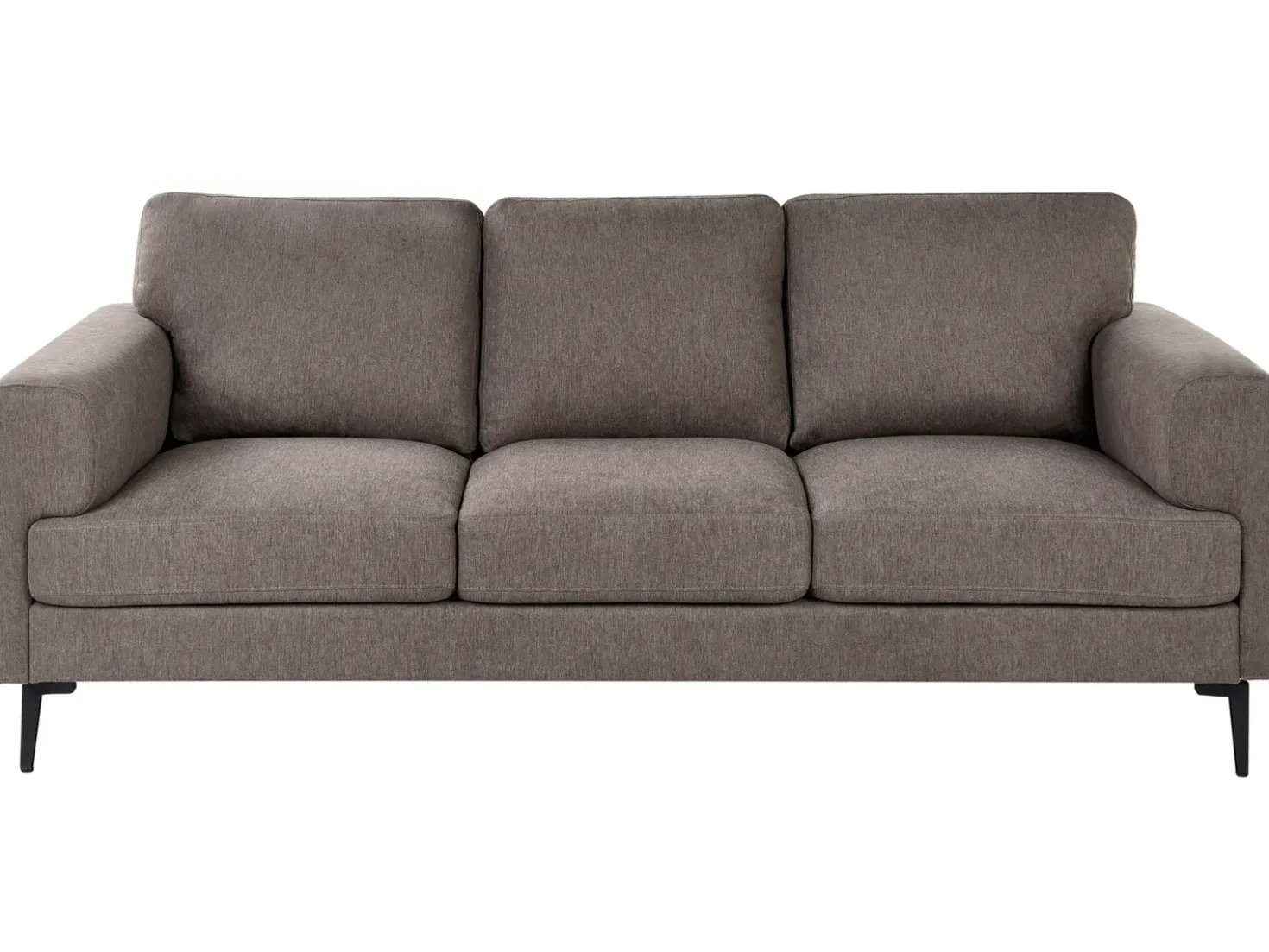Set da salotto 6 posti LOUSTO Tessuto Marrone