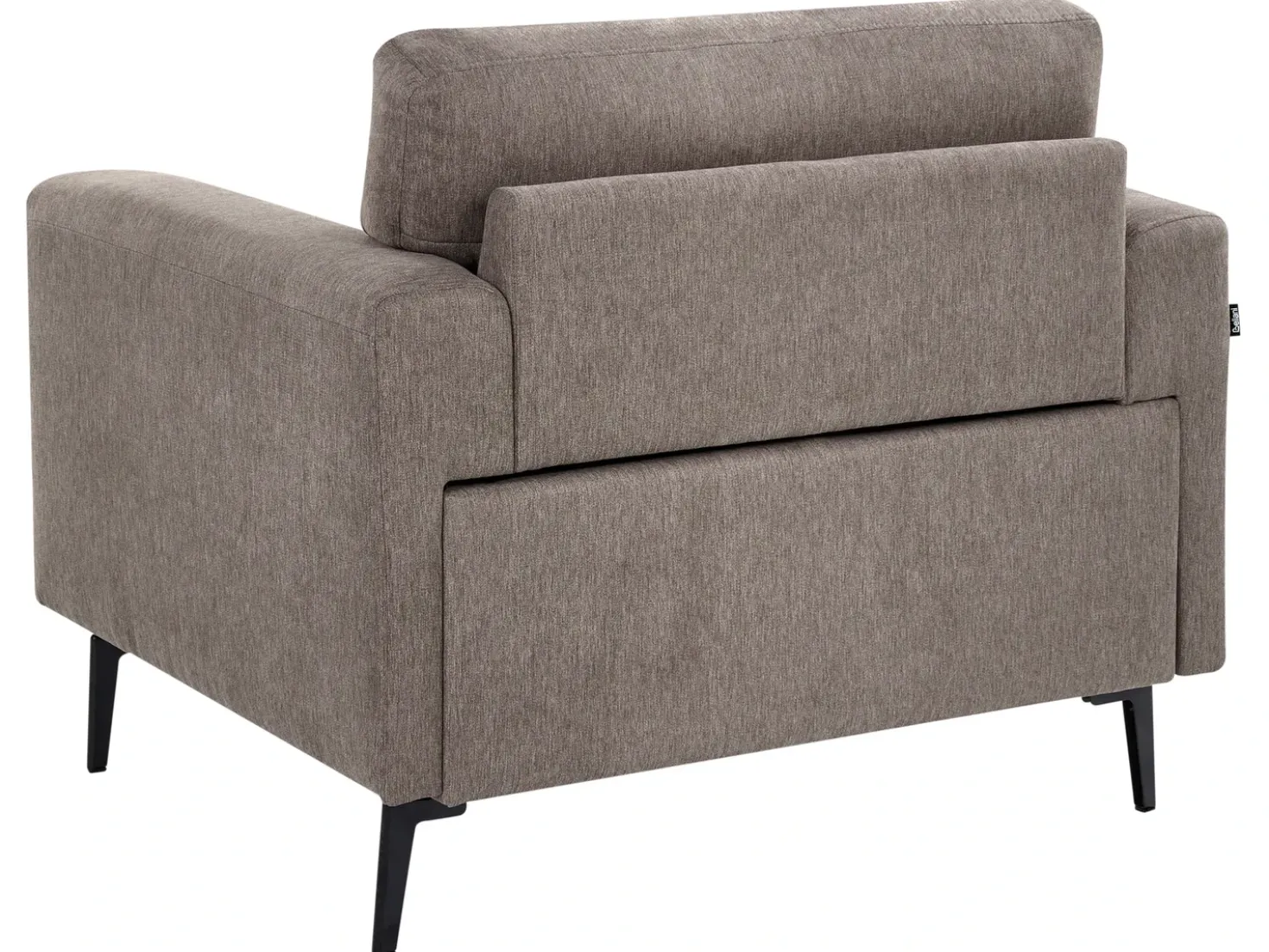 Set da salotto 6 posti LOUSTO Tessuto Marrone