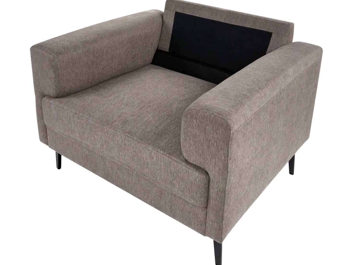 Set da salotto 6 posti LOUSTO Tessuto Marrone