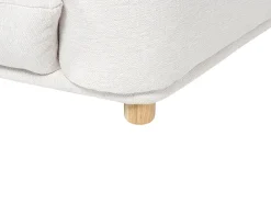 Set da salotto 5 posti LUVOS Tessuto Bianco sporco