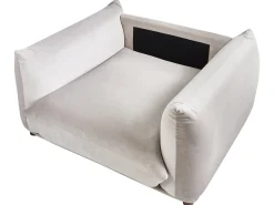 Set da salotto 5 posti LUVOS Velluto Tortora